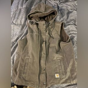 Carhartt sherpa lined vest